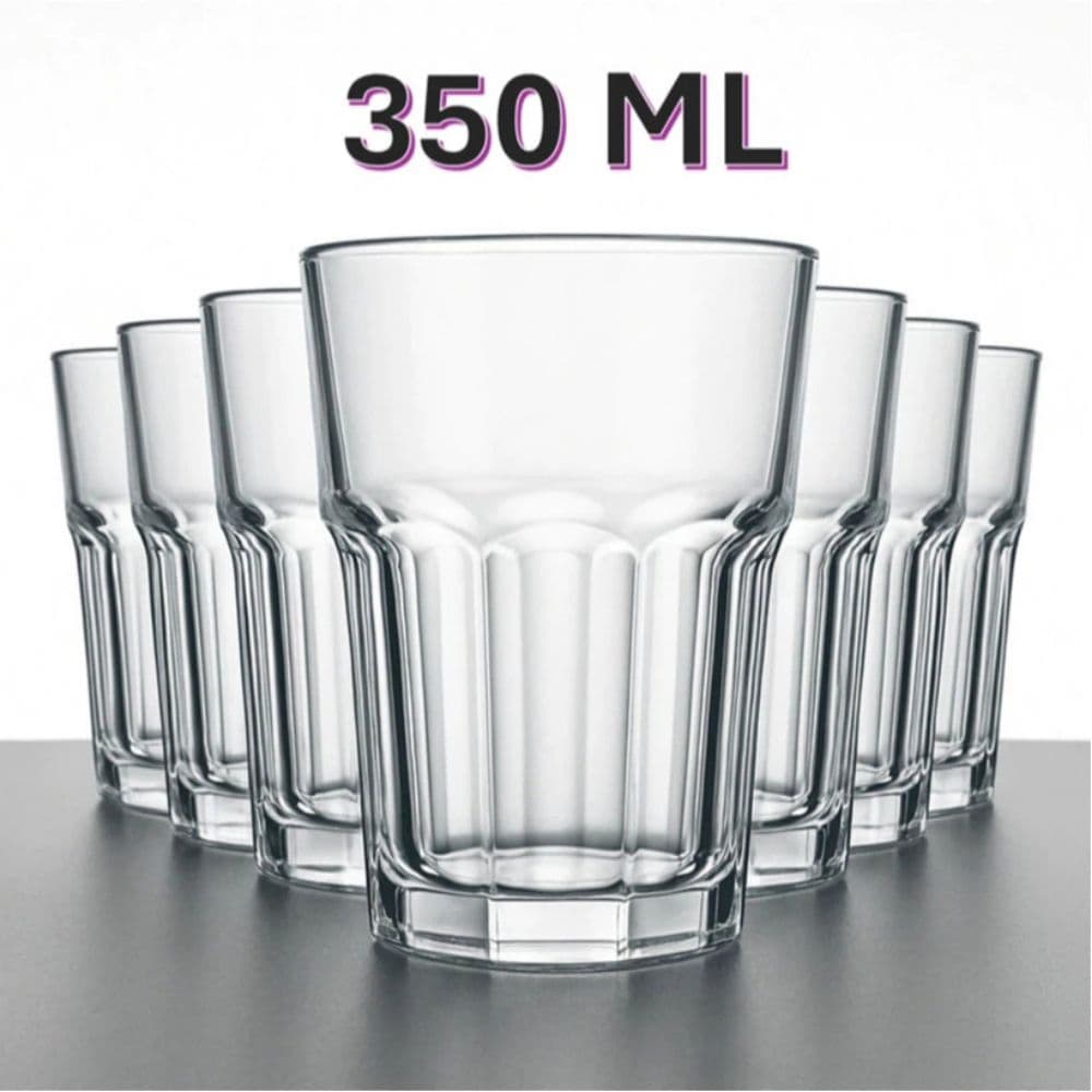 Conjunto 3 Copo Vidro Trevi 350ML