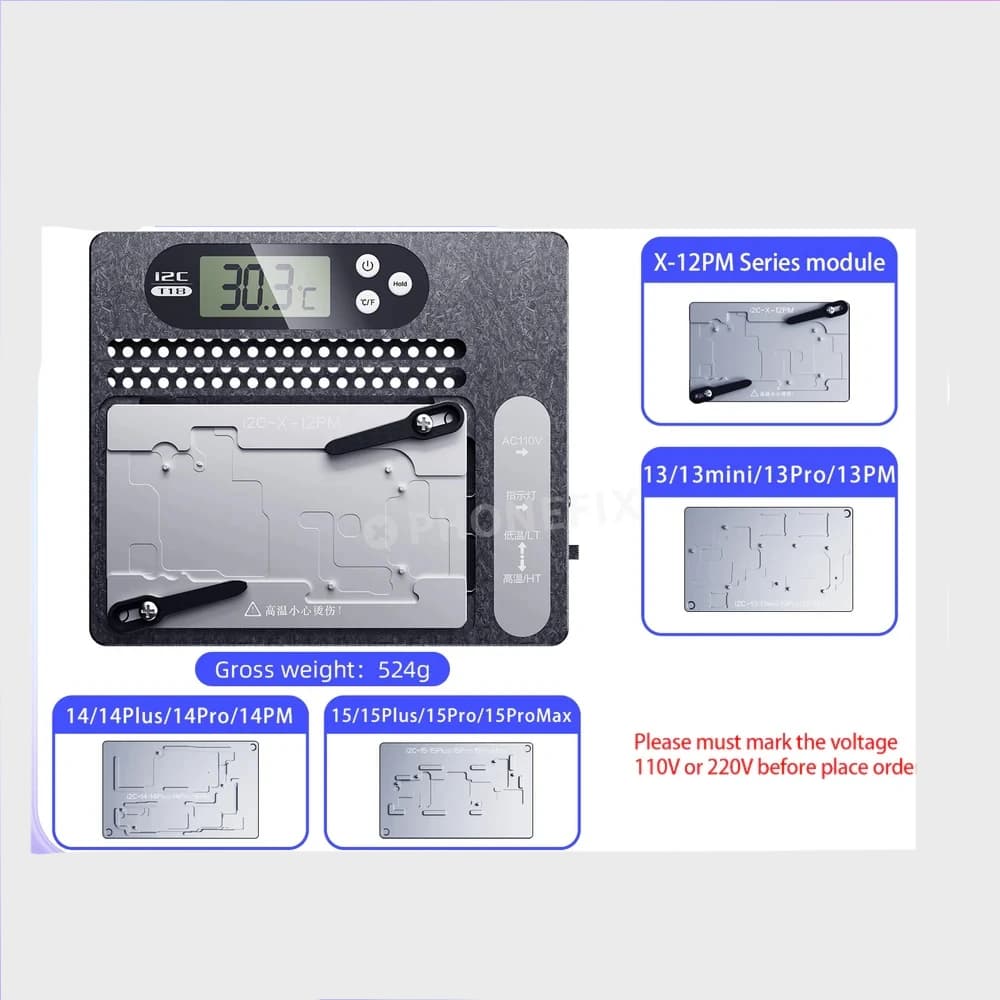 Separadora Placa Para Iphone X Ate 15 Pro Max