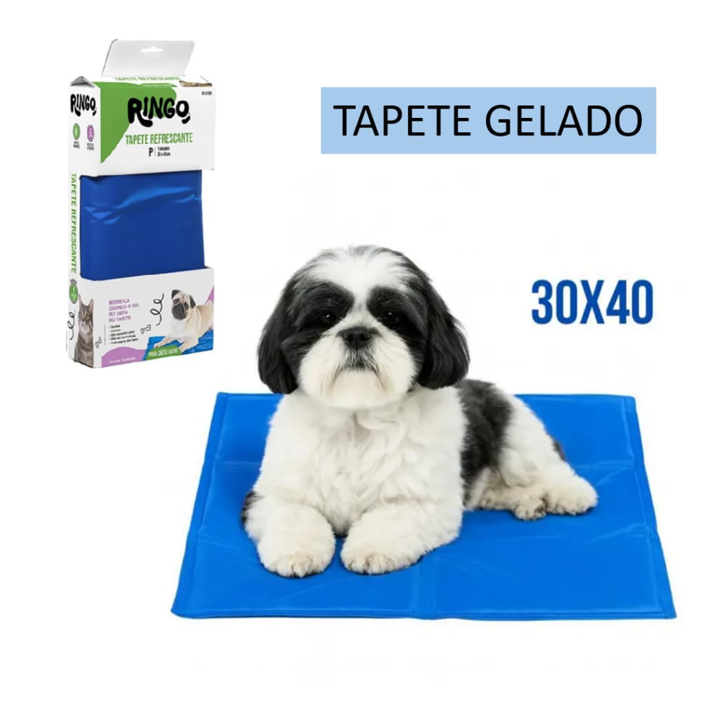 Tapete Gelado Refrescante Pet 30x40 Tamanho P – Conforto e Frescor Para Seu Pet!