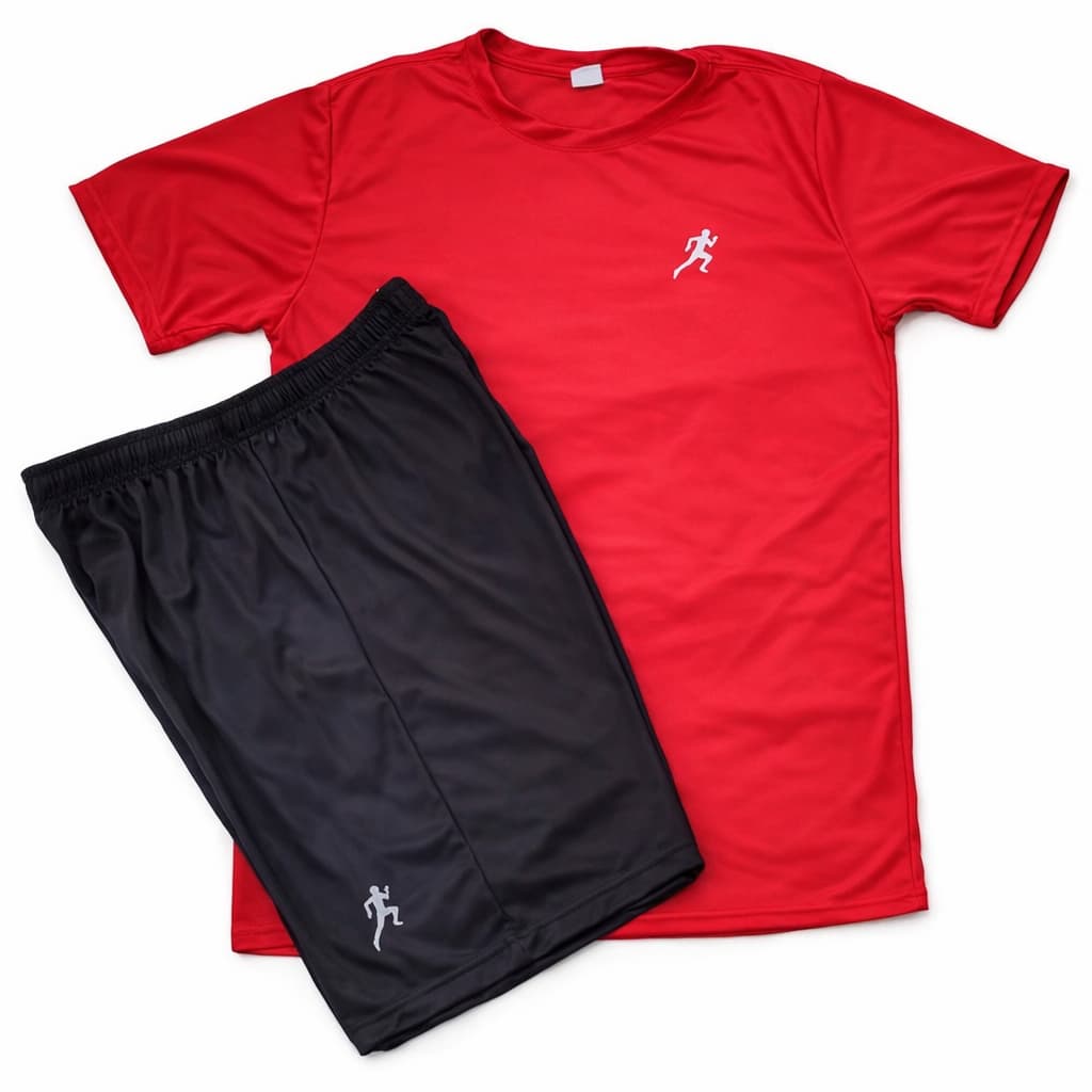 Kit 1 Camiseta Camisa Masculina  + 1 Bermudas Academia Esportiva - Conjunto