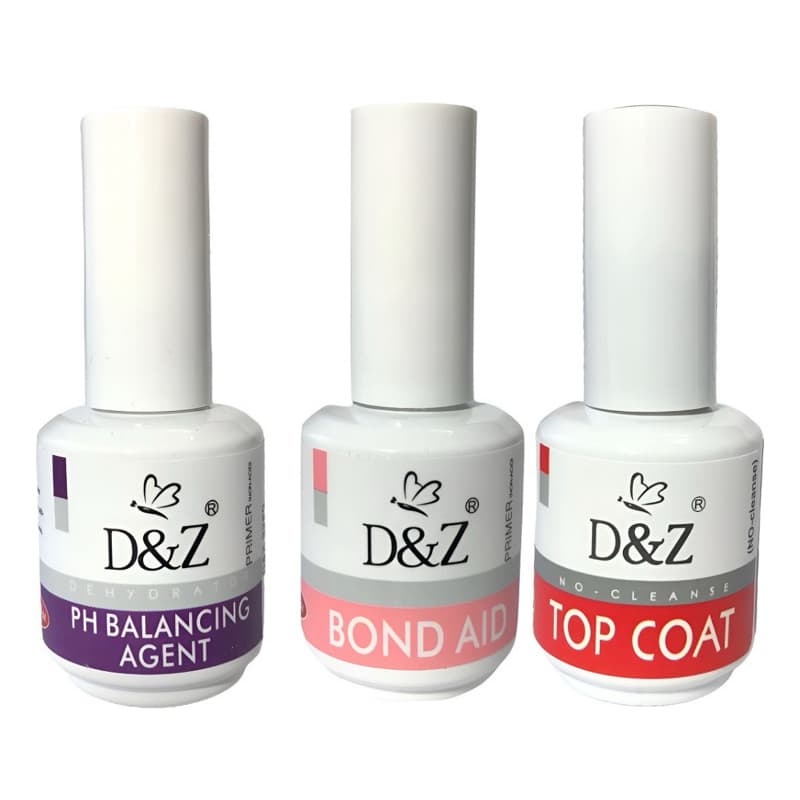 Kit Dez Preparadores Blindagem Em Gel Ph+base Gel +top Coat Ph + Base Em Gel+ Top Coat
