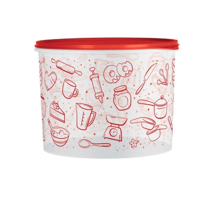 Tupperware Caixa Receitas 5,5 Litros Armazenamento Tupper