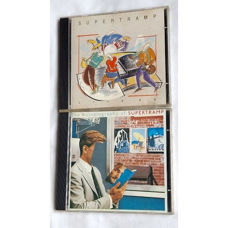 2 cd supertramp Live 88 + the autobiography of polygram 1987 SEMINOVO