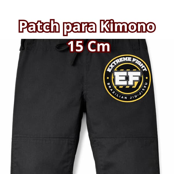 Patch Personalizado - Kimono Jiu-jitsu - Tamanho 15x15cm