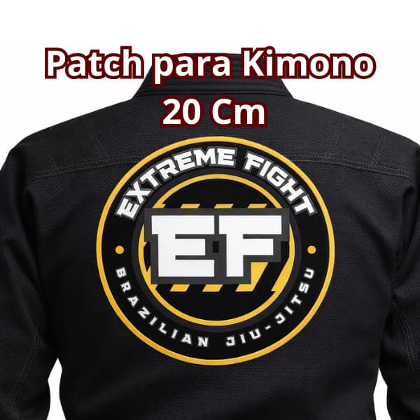 Kit com Patchs 20CM Personalizados - Kimono Jiu-jitsu, judô