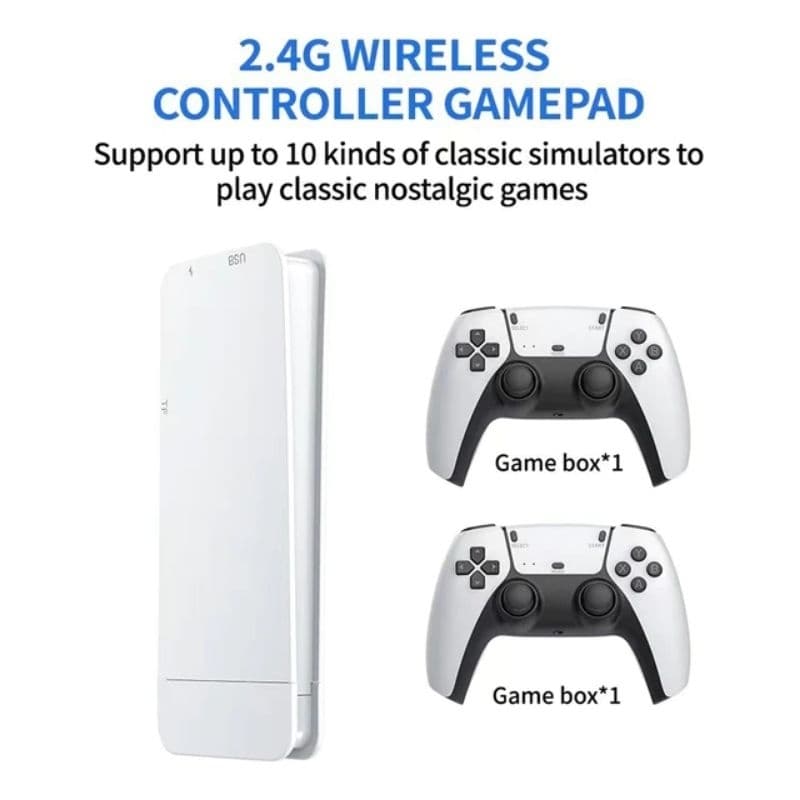 Game sitck Branco com adaptador M15 com 20 mil jogos