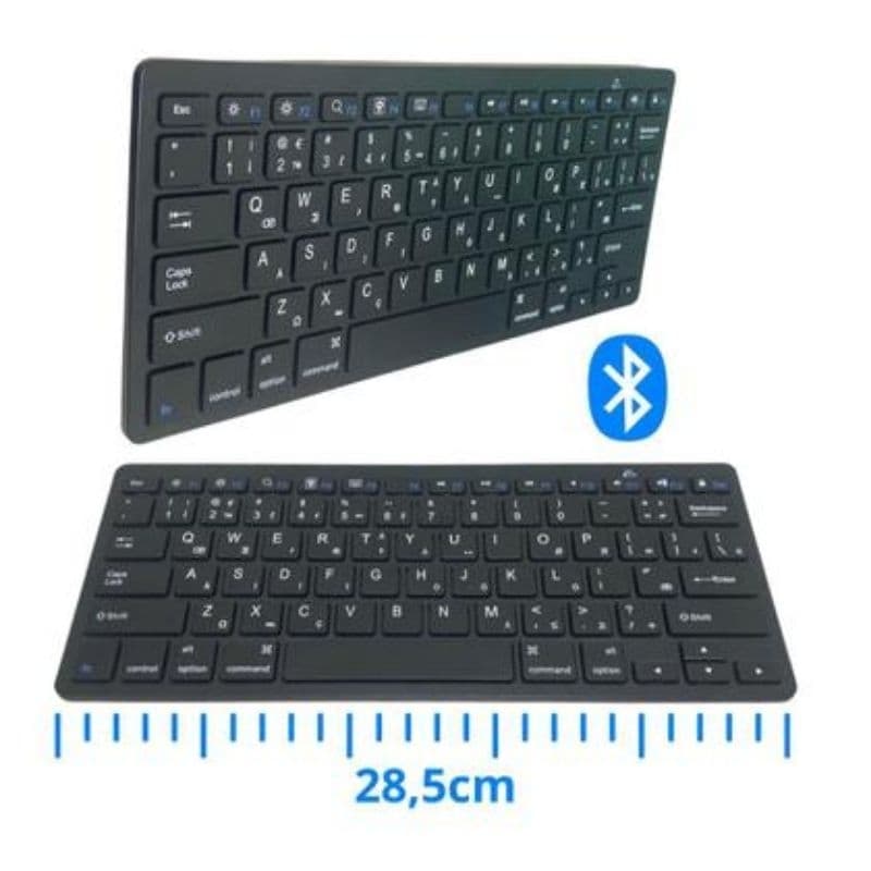 Teclado Sem Fio Bluetooth Universal Pc Tablet Celular