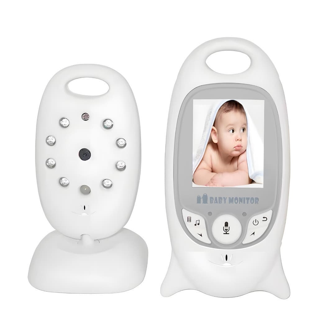 Baba Eletrônica Sem Fio Tela Lcd Com Câmera Noturna