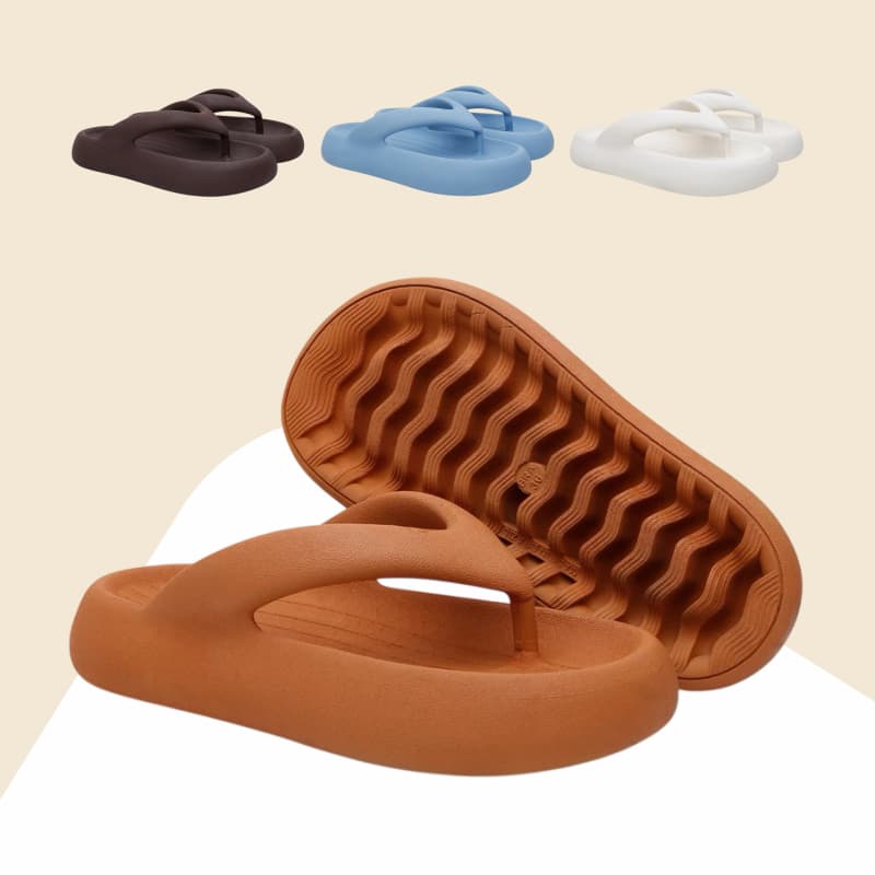 Chinelo Feminino Nuvem Cloud EVA Macio Confortável Design Moderno Antiderrapante