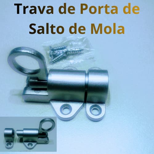 Trava Para Portas e Janelas Reforçado - Fechadura Automática de salto de Mola Trinco para Portas