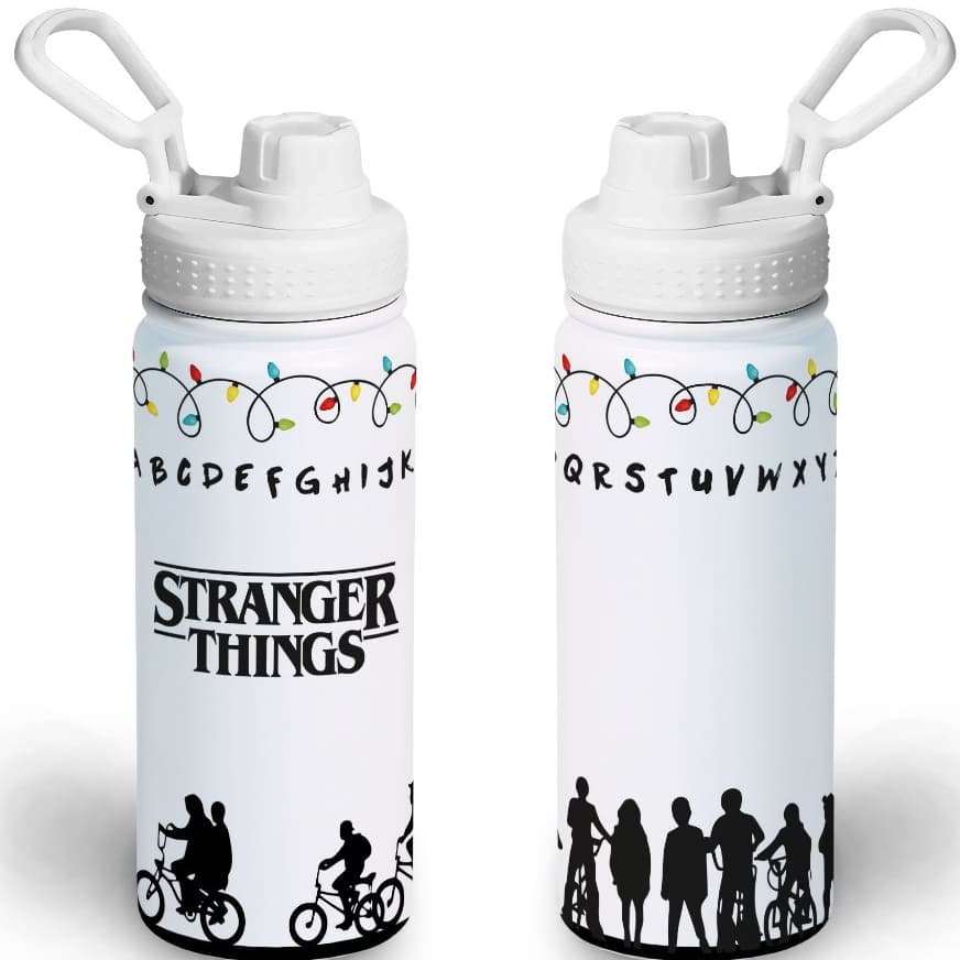 Garrafa Térmica Stranger Things Series Aesthetic Plus+ 600ML