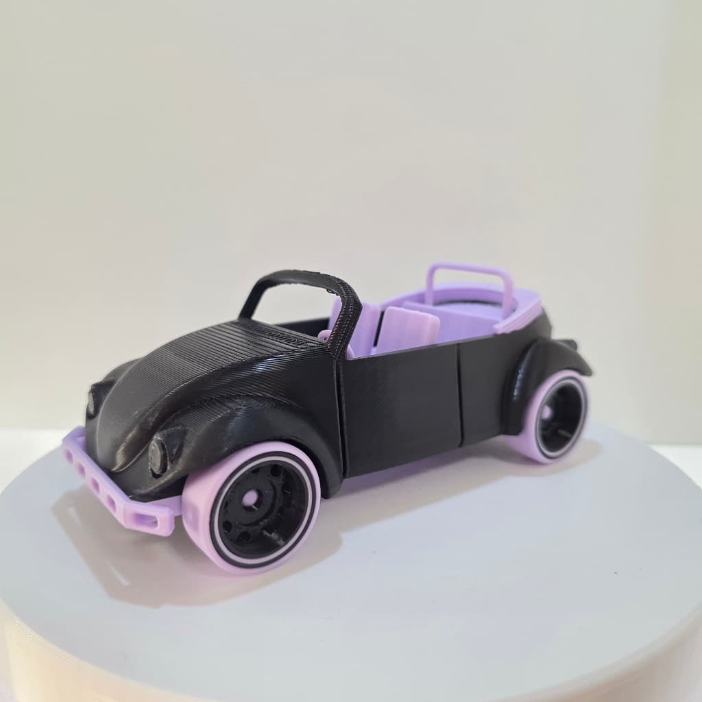 Fusca Baja Bug – Conversível | Miniatura Decorativa / Modelo 3D / Colecionável