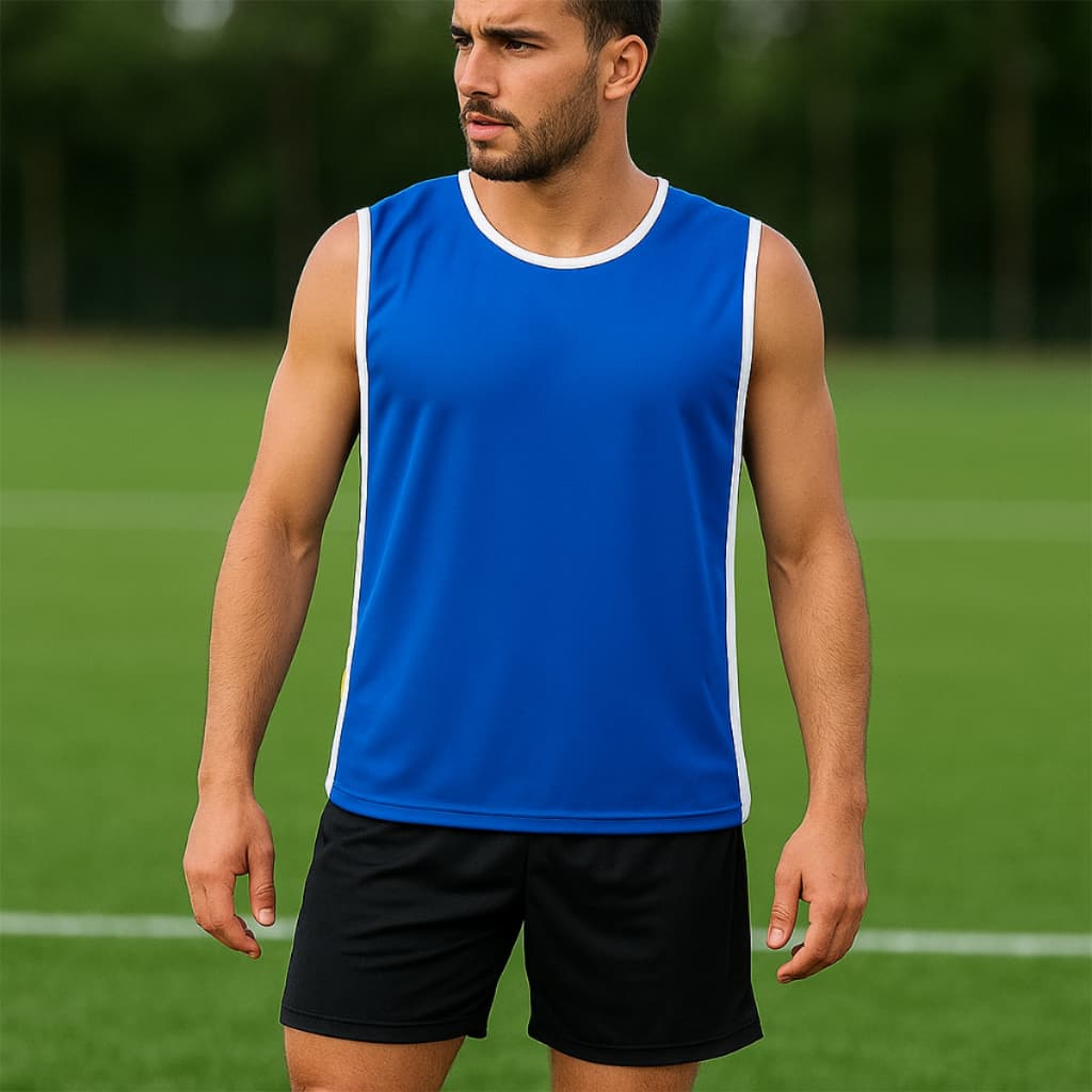 Kit 10 coletes futebol masculino infantil e adulto campo society futsal vermelho azul treinamento