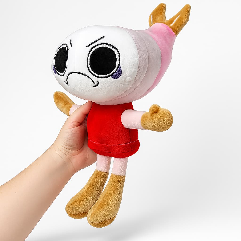 Dandy's World Pelúcia - Shrimpo, Pebble, Cosmo, Goob - Roblox