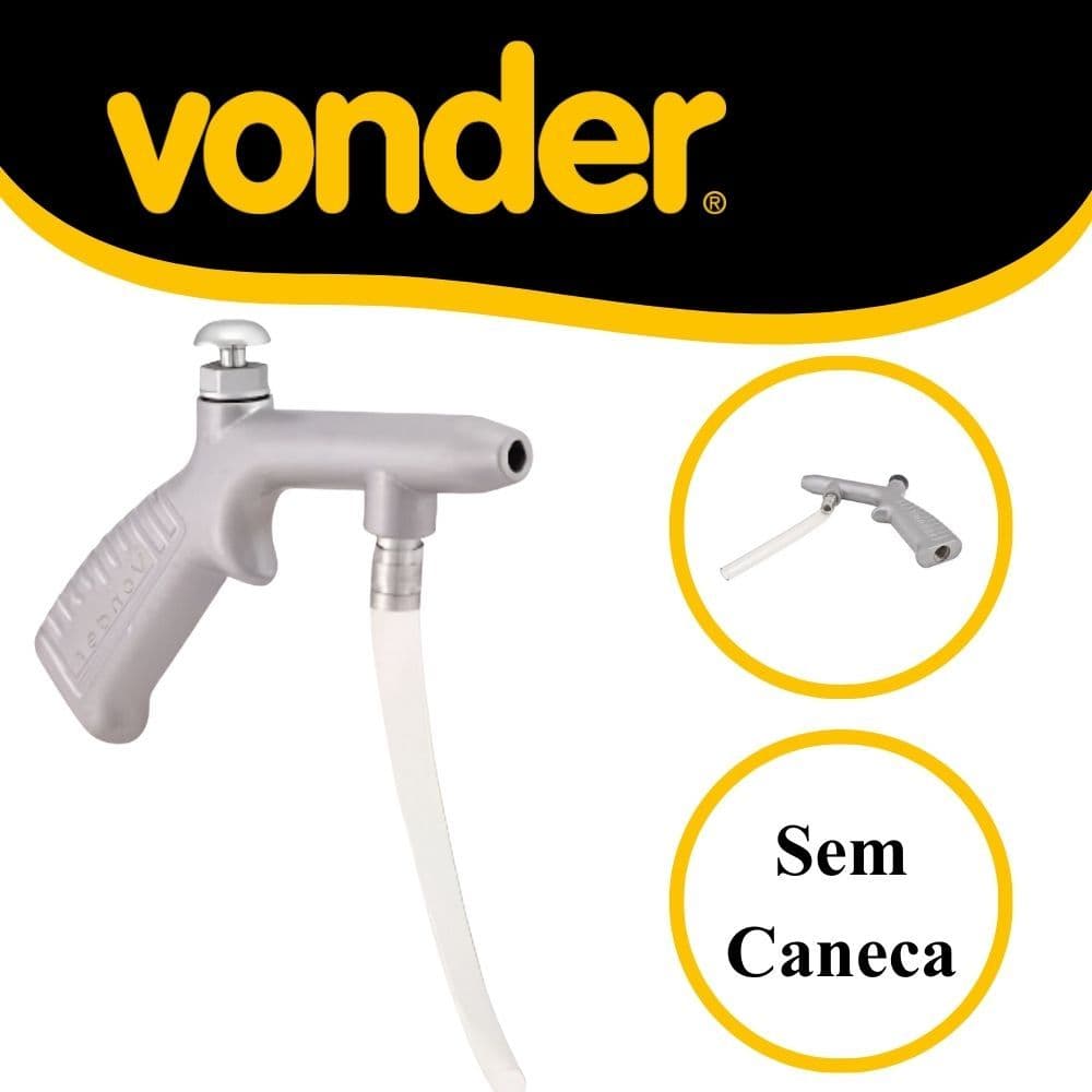 Pulverizador alumínio, sem caneca, PL 111, VONDER