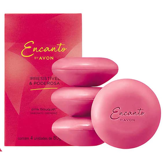 Avon Sabonete Barra Encanto Irresistivel 4x80g