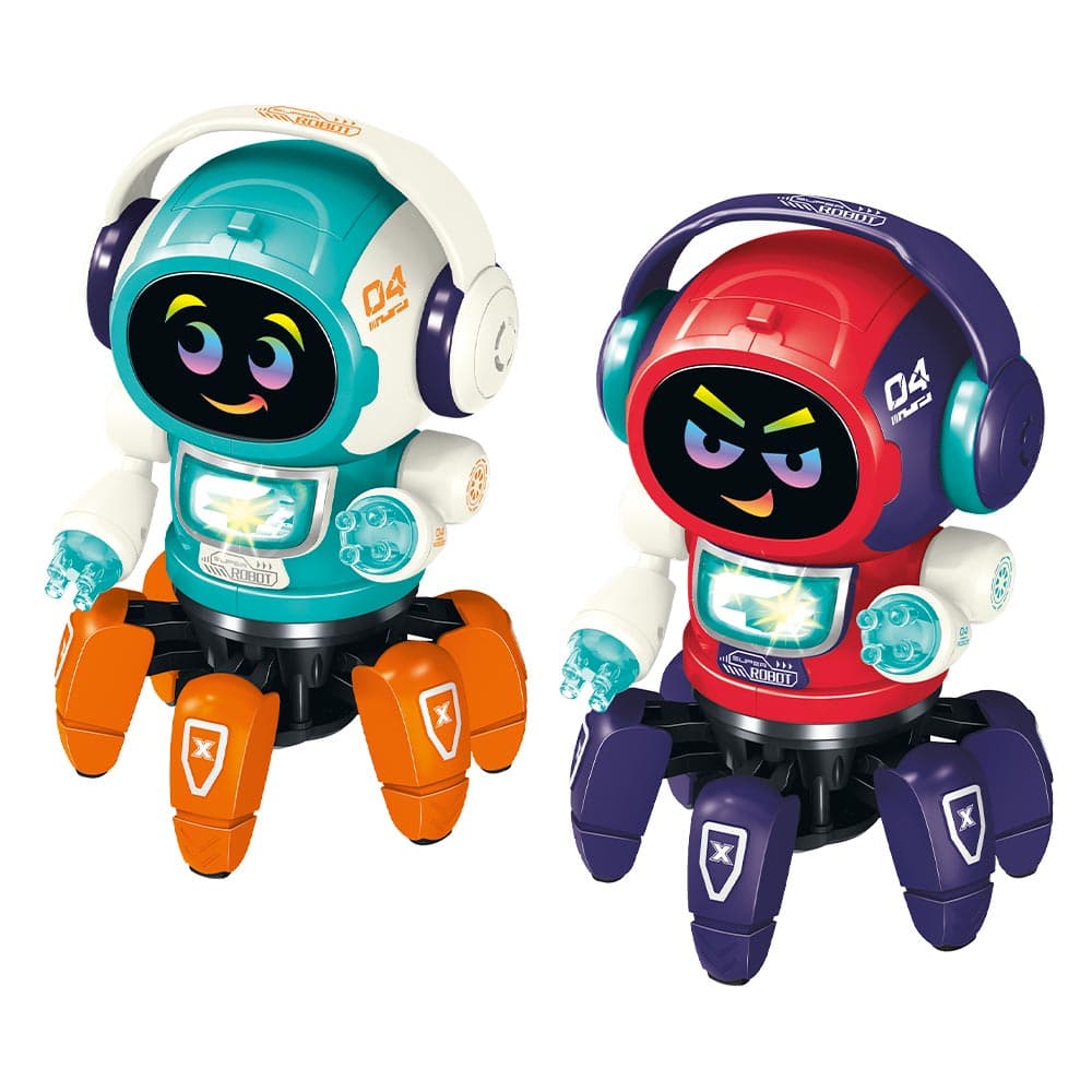 Dancing Robô Dj Cores Sortidas Brinquedo Infantil -DMTOYS