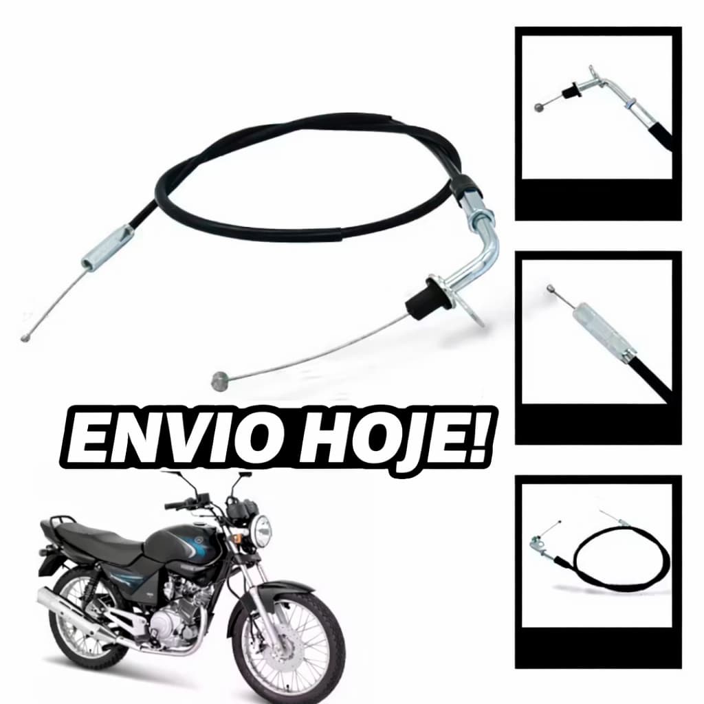 Cabo De Acelerador Ybr 125 Até 2002 Promoção Envio Rápido