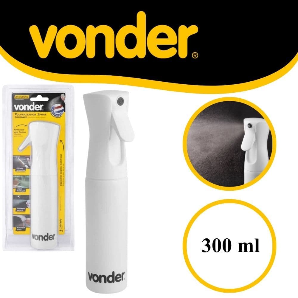Pulverizador 300 ml, spray contínuo, VONDER