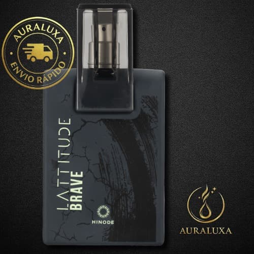 Perfume Masculino Lattitude Brave Hinode 100ml Deo Colônia | Original Lacrado | Amadeirado Intenso