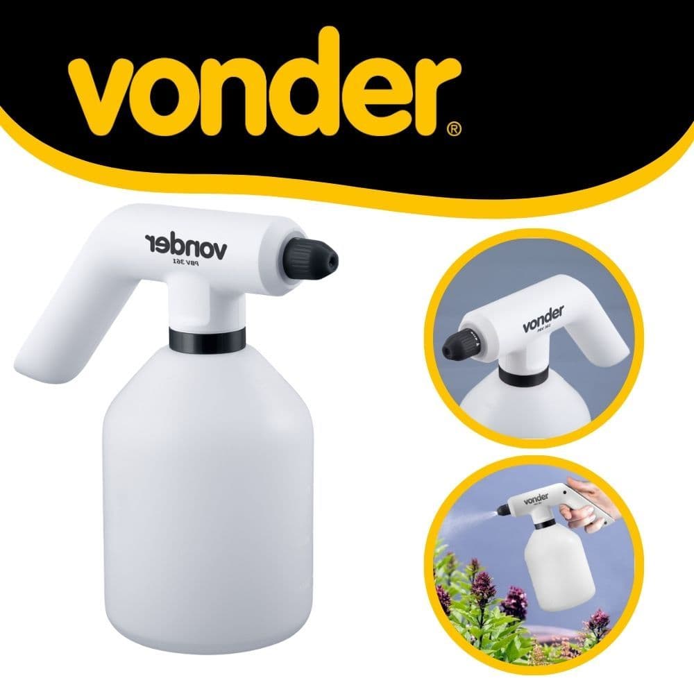 Pulverizador a bateria 3,6 V, recarregável, 1 litro, PBV 361 VONDER