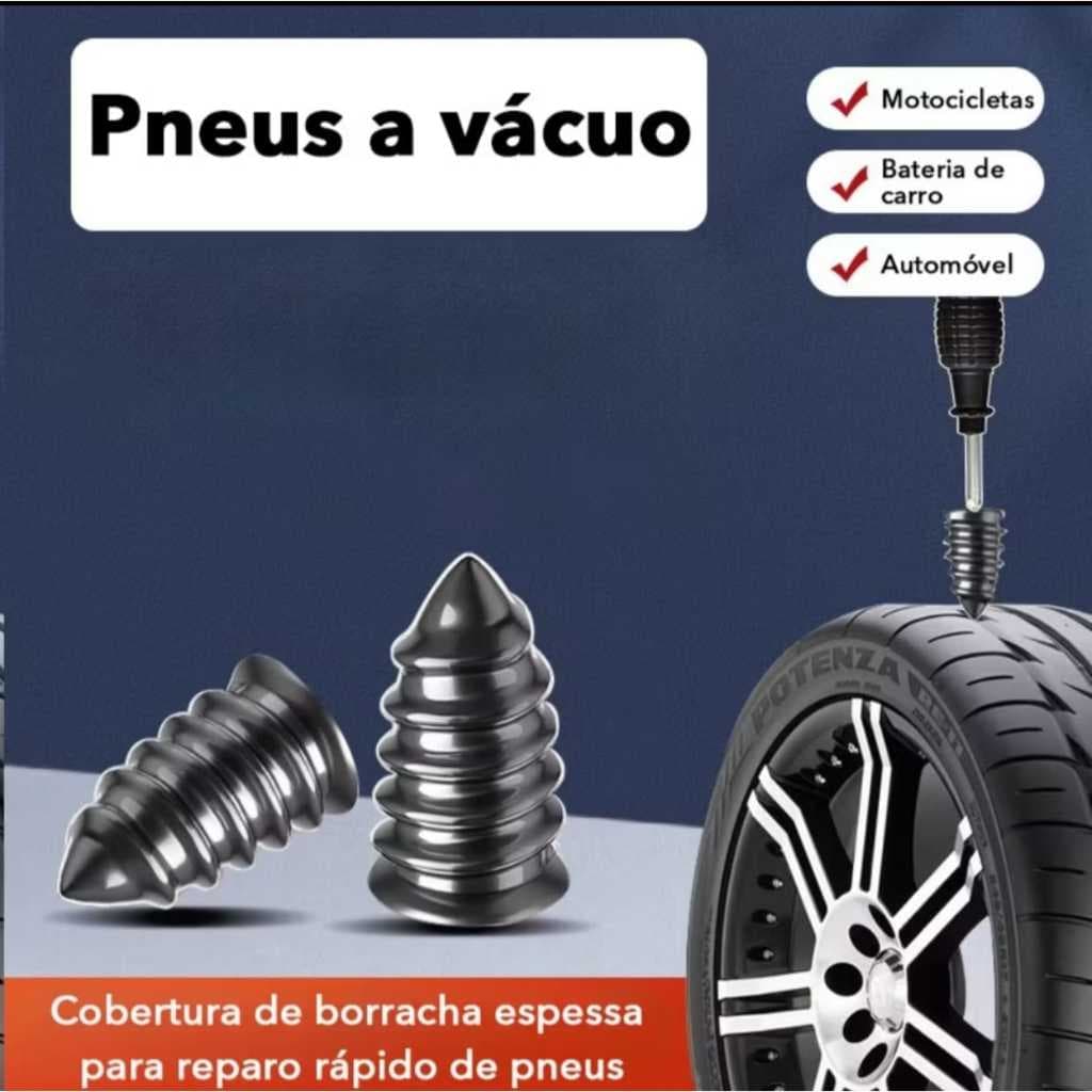 10/20pcs Kit De Pregos De Reparo De Pneus A Vácuo Universal Para Motocicleta Scooter Sem Câmara