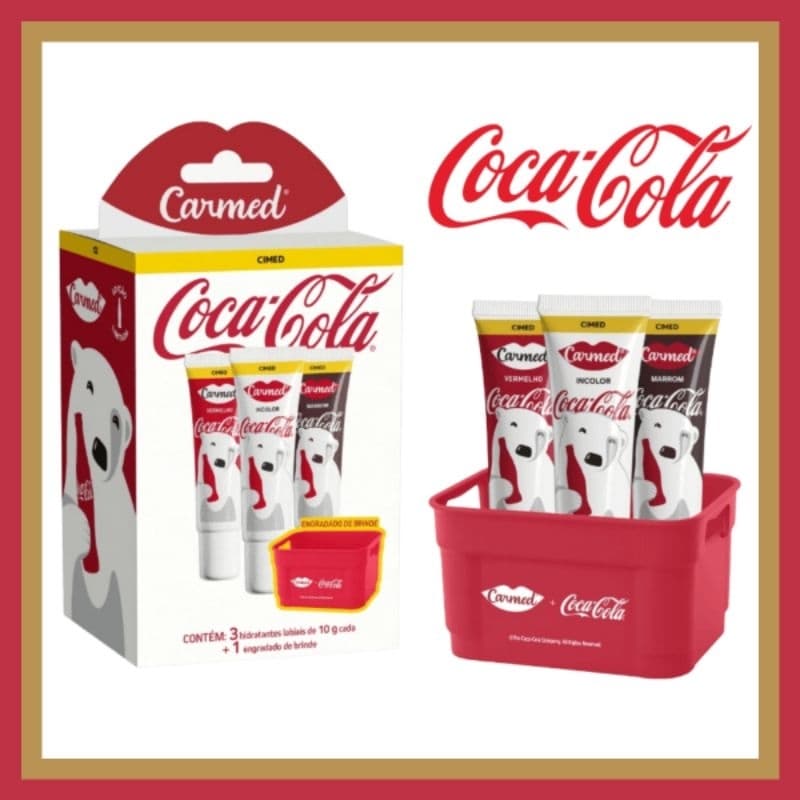Kit Hidratante Labial Carmed Coca