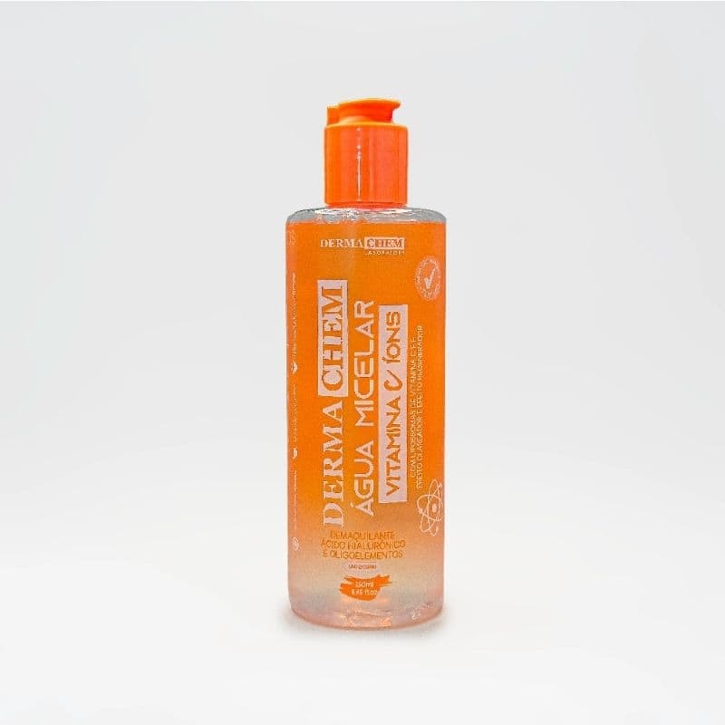 Água Micelar com Vitamina C Íons 250 ml - Demarchem, Limpeza, Tonificação, Efeito Demaquilante