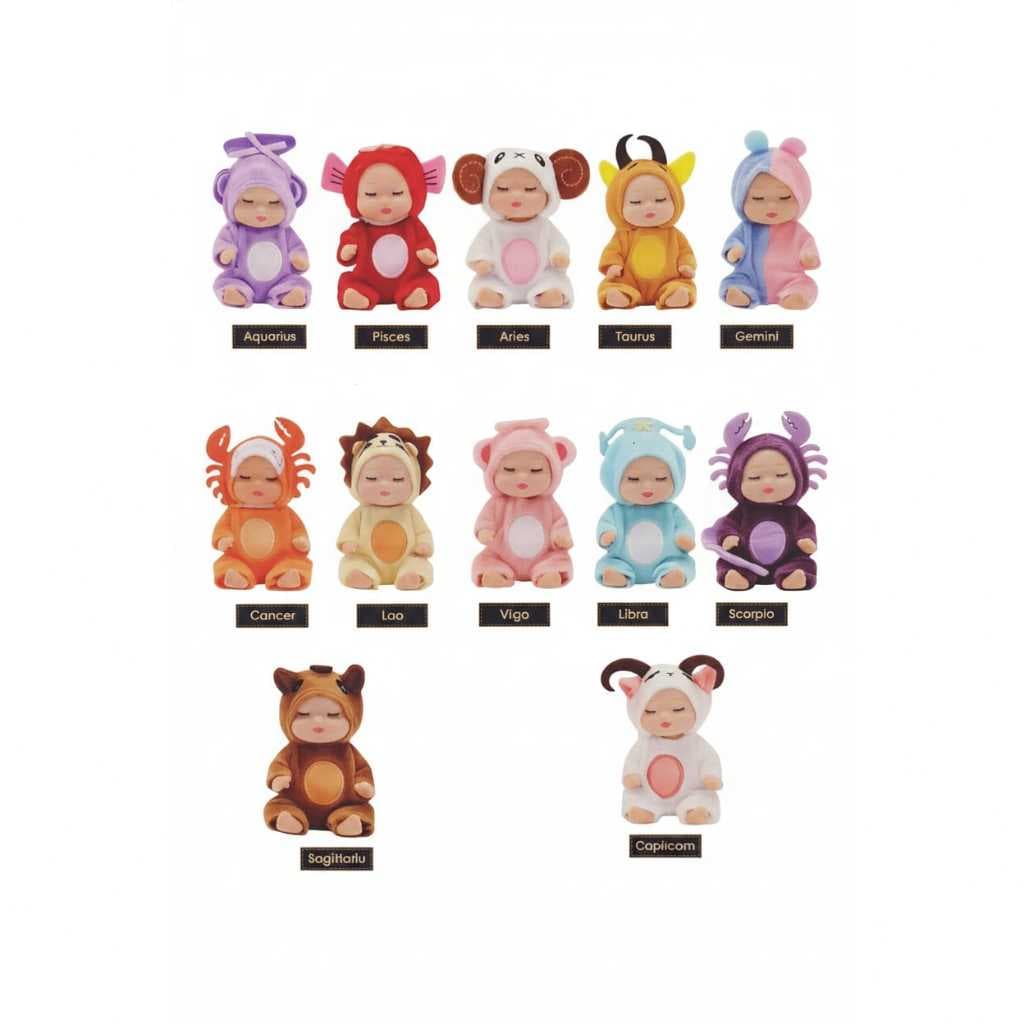 Mini Bonequinhas Colecionáveis – Signos ou Bichinhos Baby Cute | Lançamento