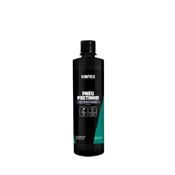 Pneu Pretinho Vonixx Brilha Pneus Carro Moto Vintex 500ml