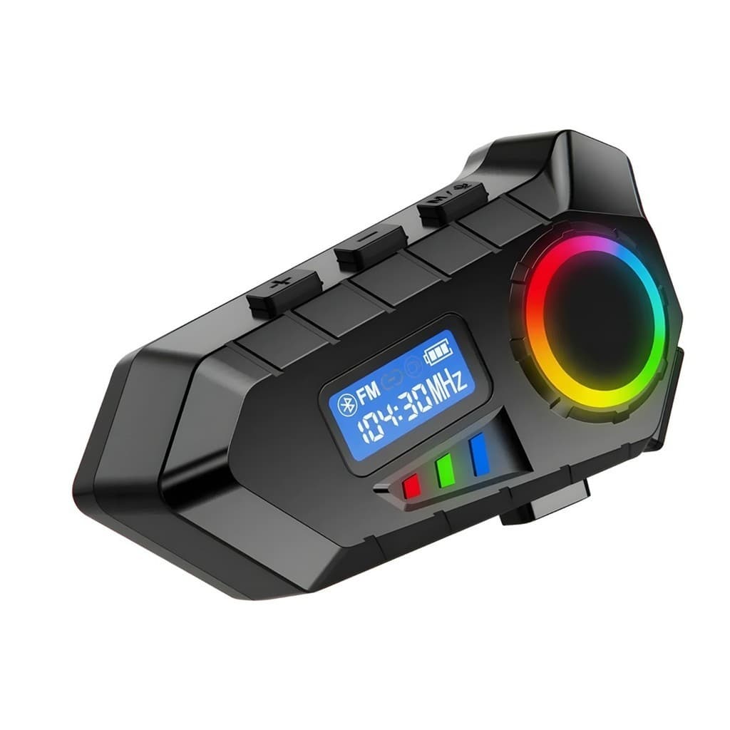 Fone Para Capacete Moto Bluetooth 5.4 Y30 Intercomunicador Resistente Água Cancelamento Ruído