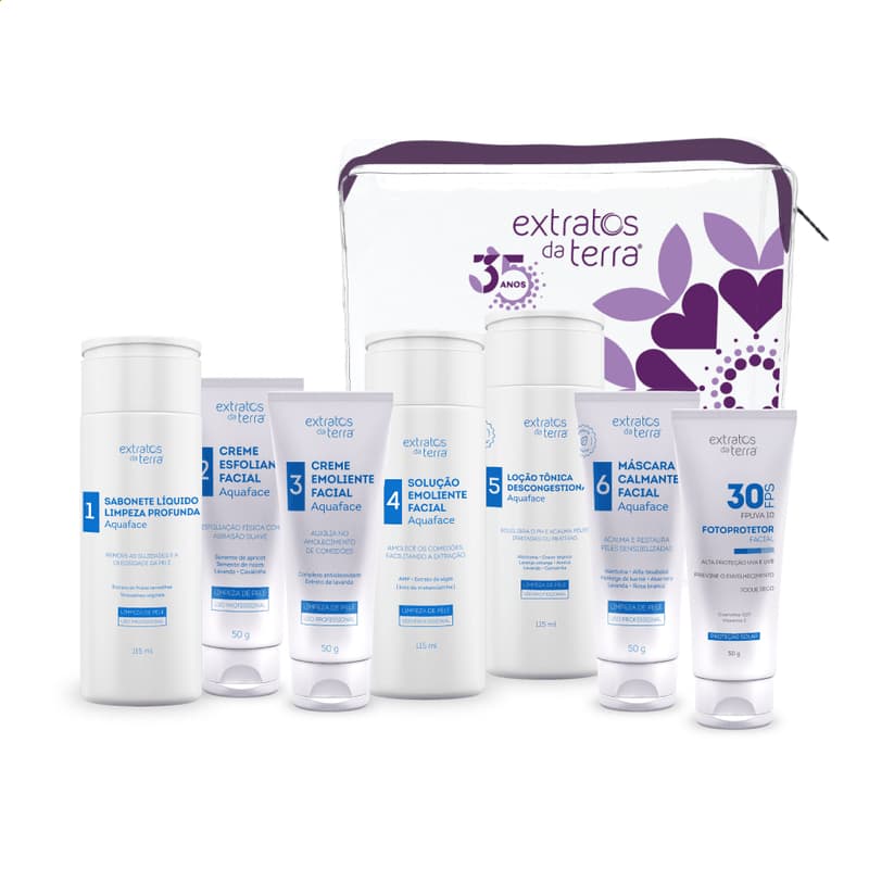 ✨Kit Profissional Limpeza De Pele Completo - Extratos da Terra✨