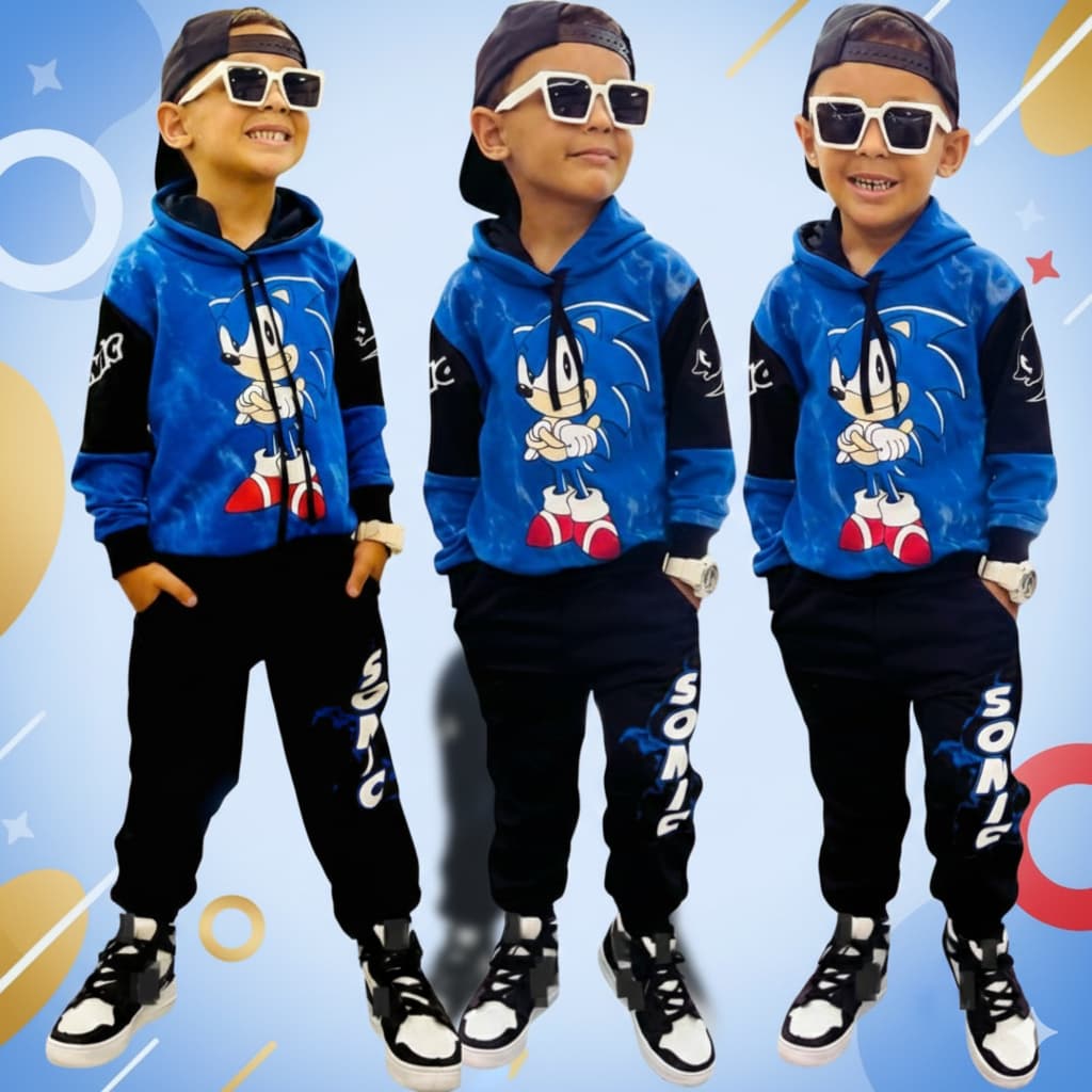 Roupa De Frio Infantil Masculino Casaco E Calça Conjnto Para Menino