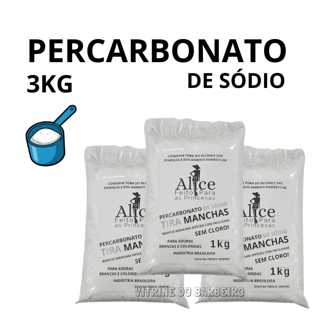 Tira Manchas Percarbonato De Sódio 3kg Para Limpeza Pesada!!