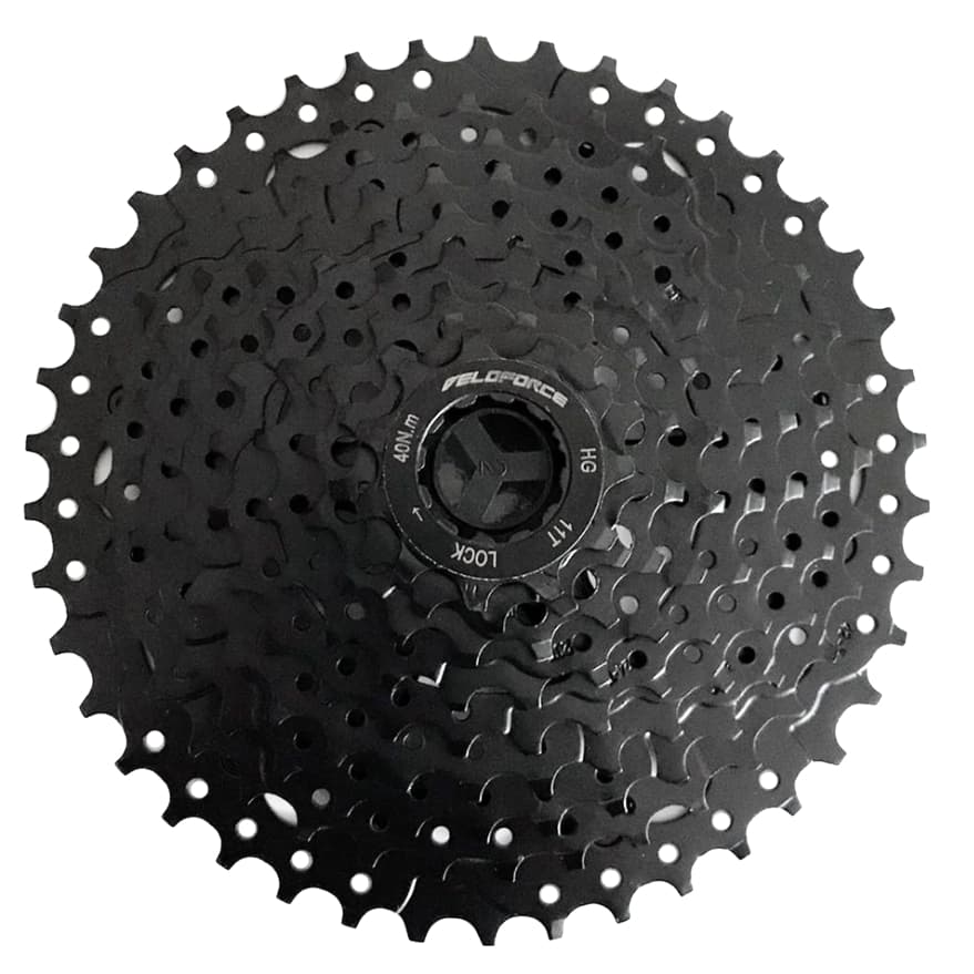 Cassete Veloforce 9v 11-42 Padrão Shimano Dentes Mtb K7 Todo Preto