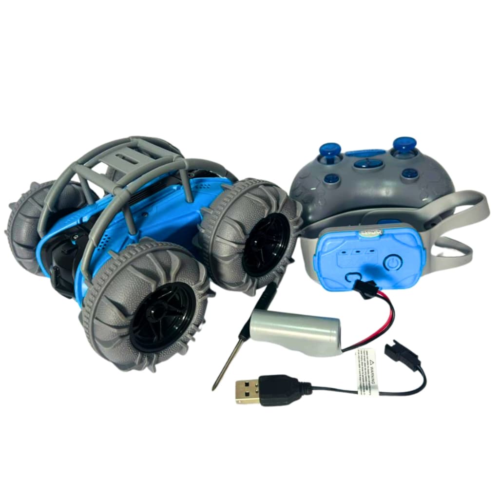 Carro Recarregável Maluco C/Luzes & C/ Controle Remoto 360 de Rotação - Infantil Toy King