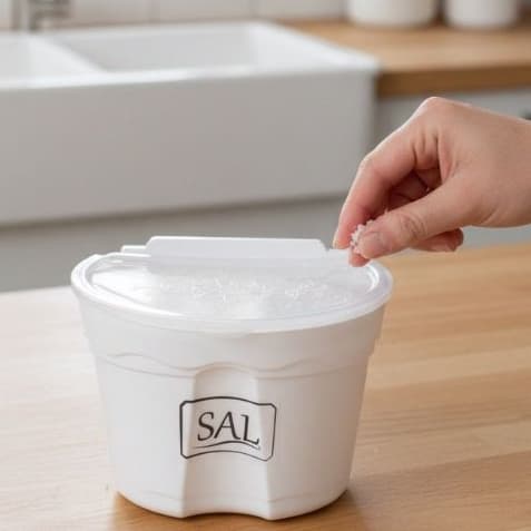 Saleiro De Plástico Com Suporte Para Pendurar 1 Litro 1kg