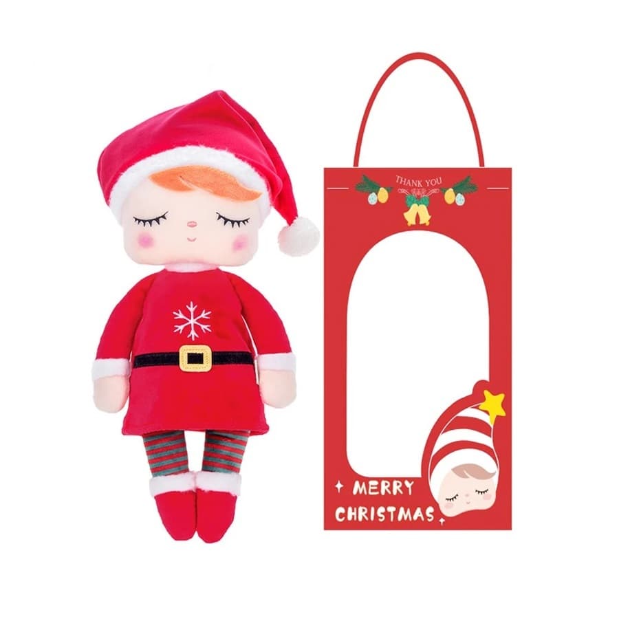 Boneca Metoo Ângela Natal 35 Centímetros Original Com Sacola