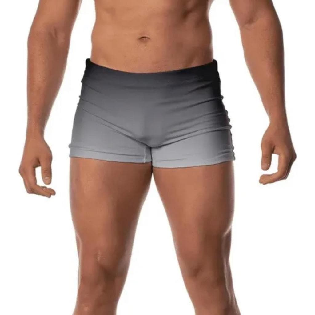 Sunga Boxer Cinza Premium Masculina Hana Rio Poliamida