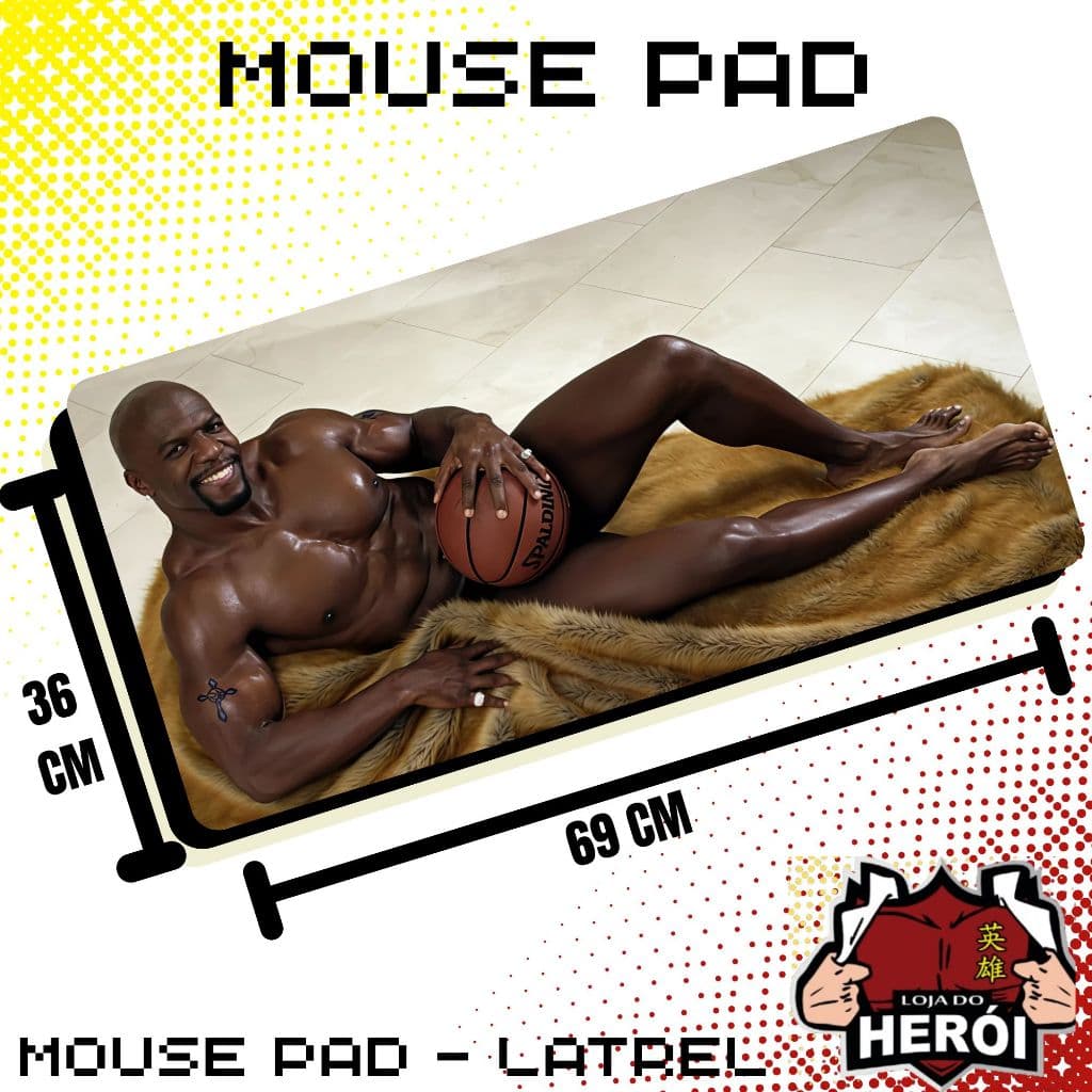 Mouse Pad Grande - Playmat - Gamer - Latrel - Branquelas - Cosplay ⭐️ LOJA DO HERÓI ⭐️