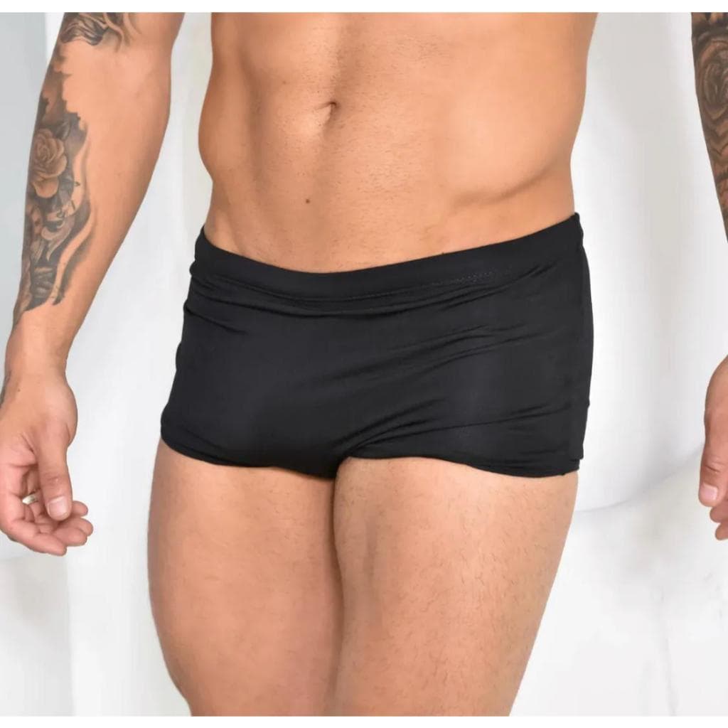 Sunga Boxer Preto Premium Masculina Hana Rio Poliamida