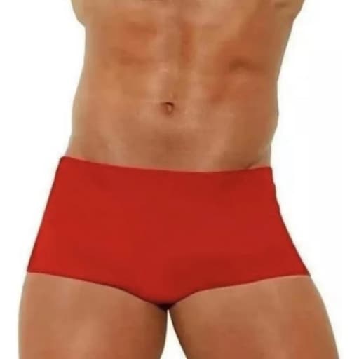 Sunga Boxer Vermelha Premium Masculina Hana Rio Poliamida