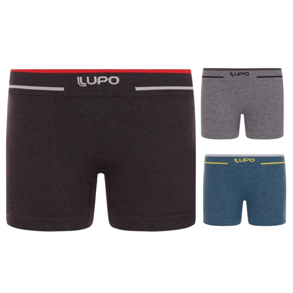 Cueca Boxer Lupo Microfibra Sem Costura Plus Size Tamanho Especial 17800