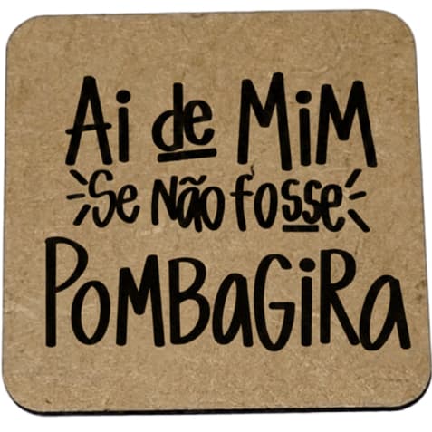 Imã Geladeira Lembrancinha Pomba Gira Pombagira Exu Lebara Umbanda MDF Laser Festa Terreiro