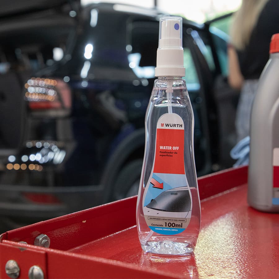 Cristalizador de Vidro e Para Brisa Water Off 100ml Spray Wurth