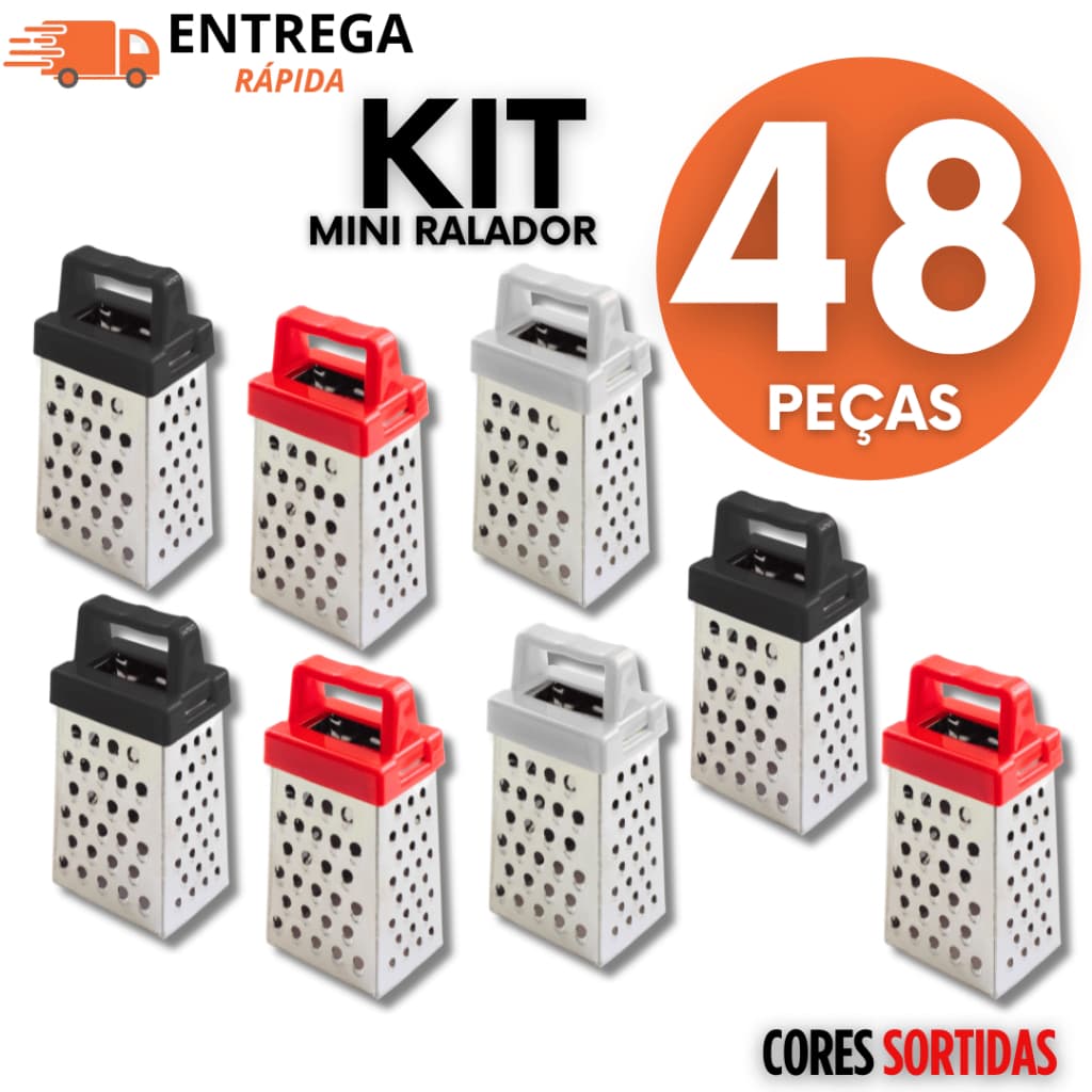 Kit Mini Raladores Aço Inox Multifuncional Para Queijo Temperos E Legumes Ideal Cozinha Lembrancinha