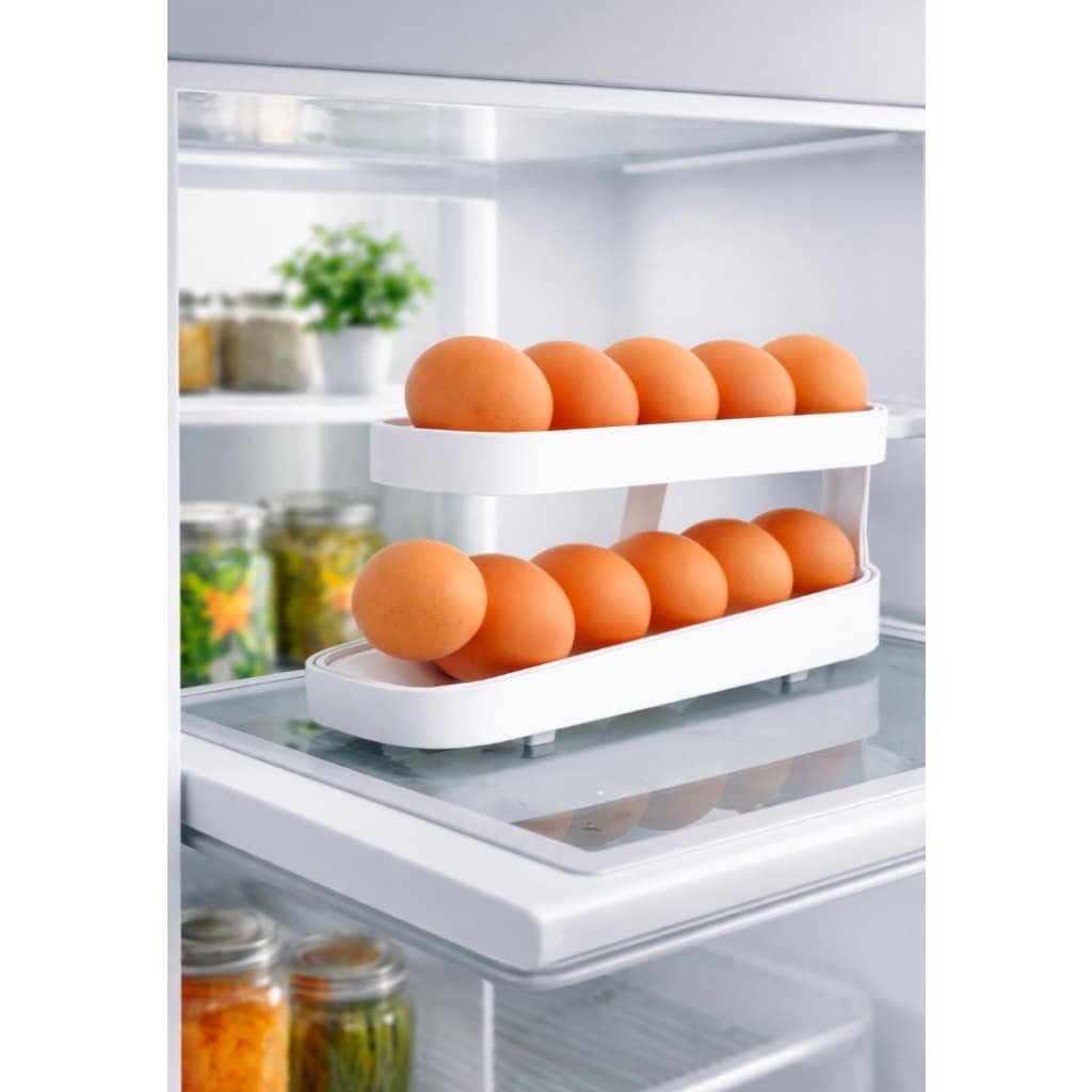 🥚 Organizador de Ovos para Geladeira – Prático, Moderno e Funcional