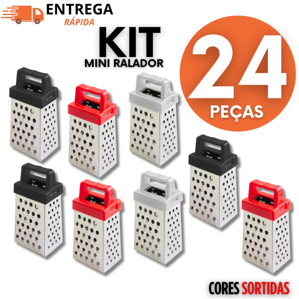Ralador Mini Aço Inox Multifuncional Conjunto Para Ralar Alho Queijo E Especiarias Em Casa