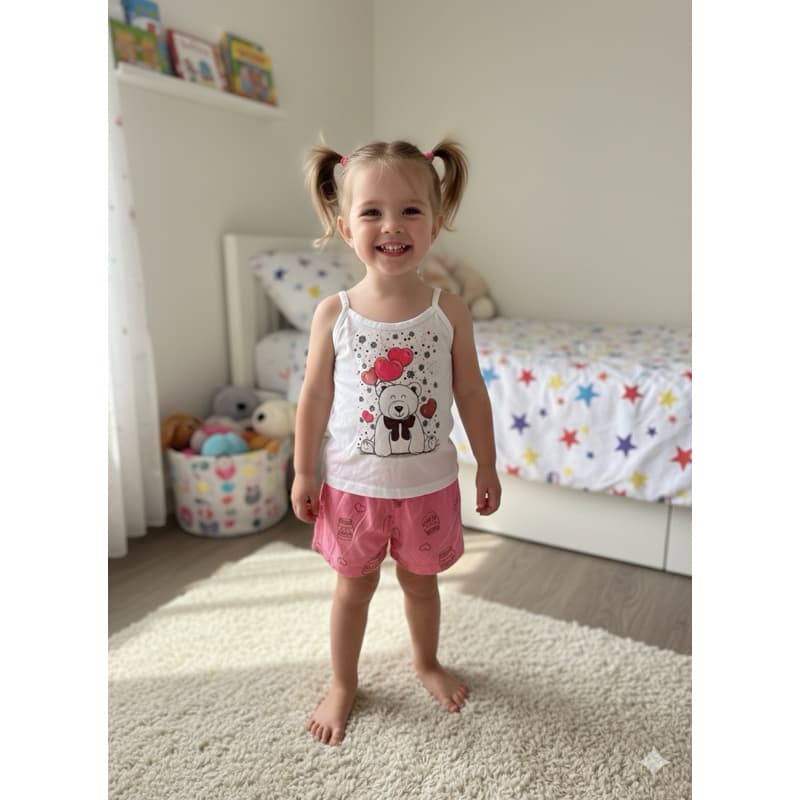 Baby Doll Infantil Feminino Alcinha Estampas Variadas