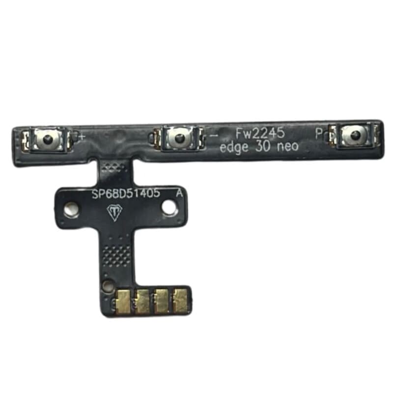 Flex Botão Power Volume Para Moto Edge 30 Neo Xt2245